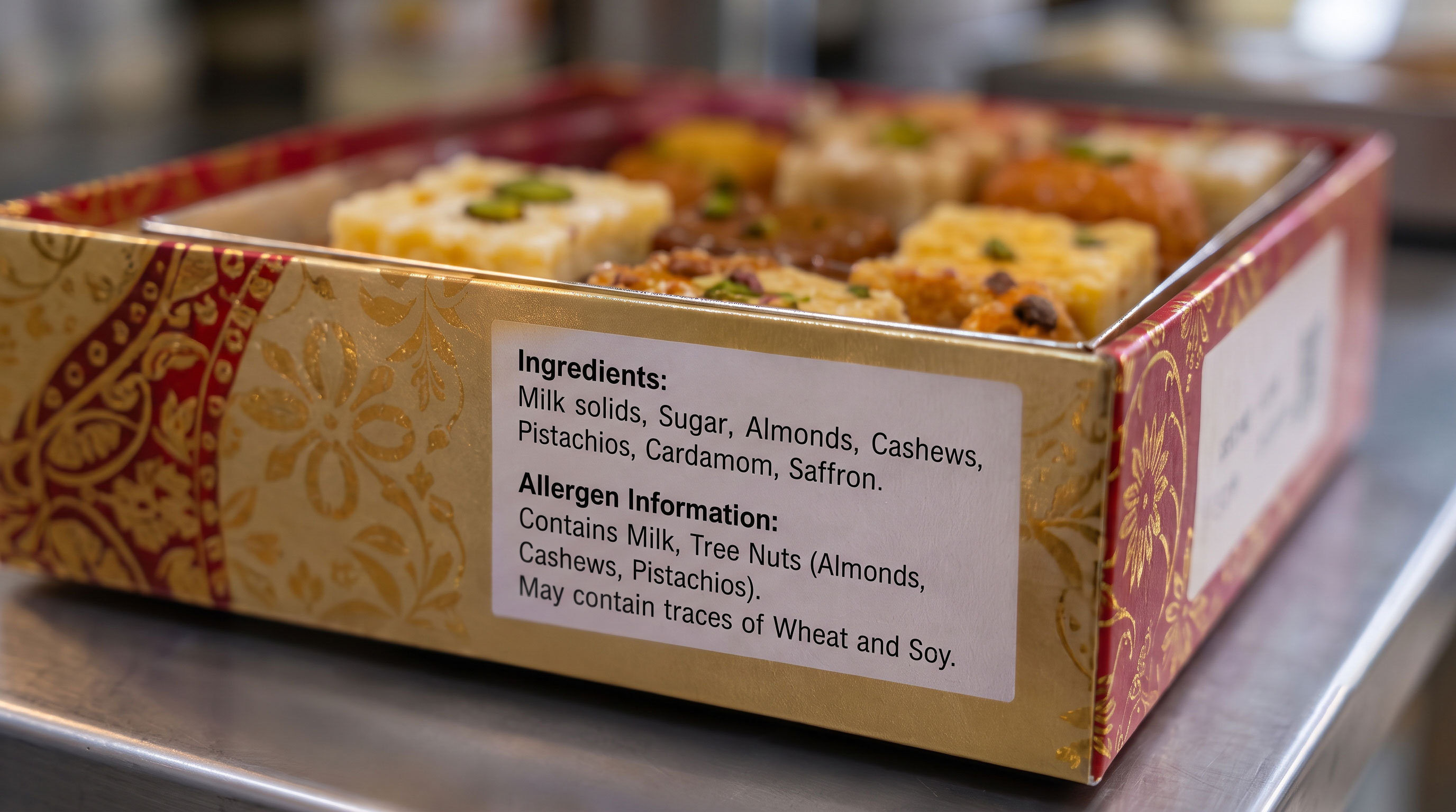Check allergens before choosing an assortment