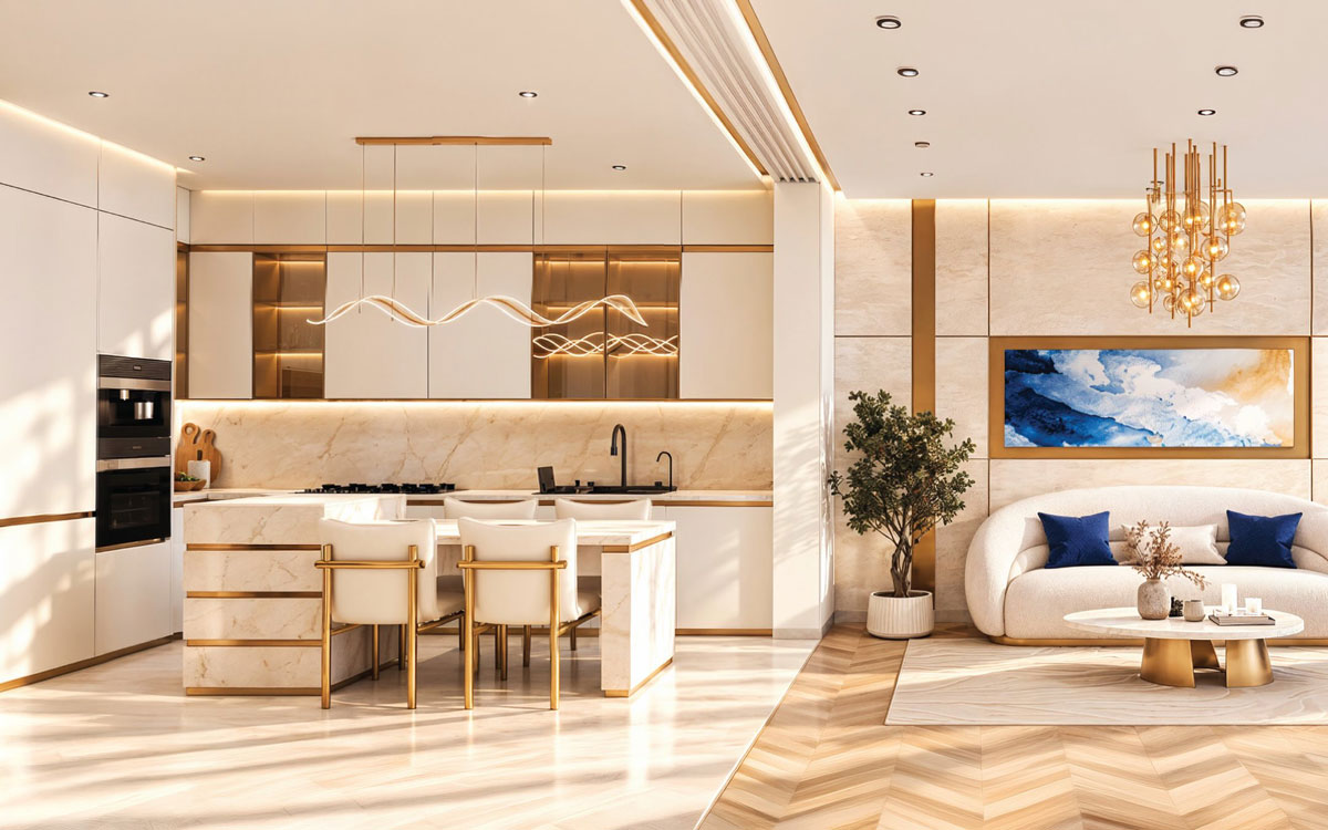 Golden interiors