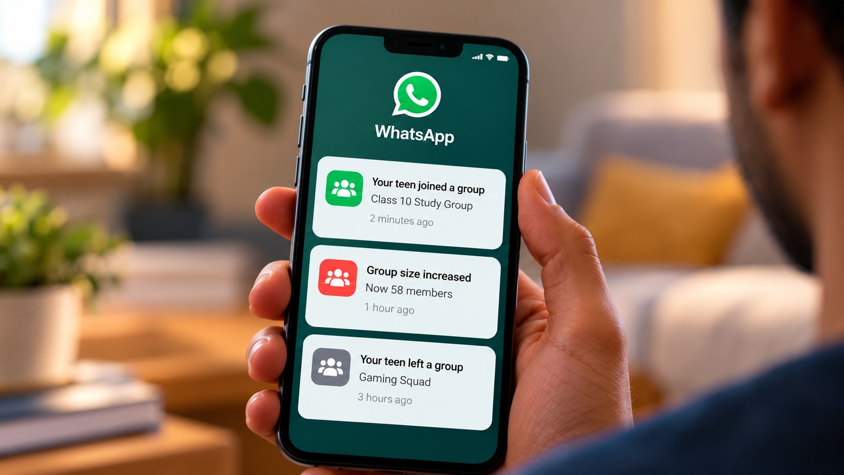 Group activity can trigger alerts