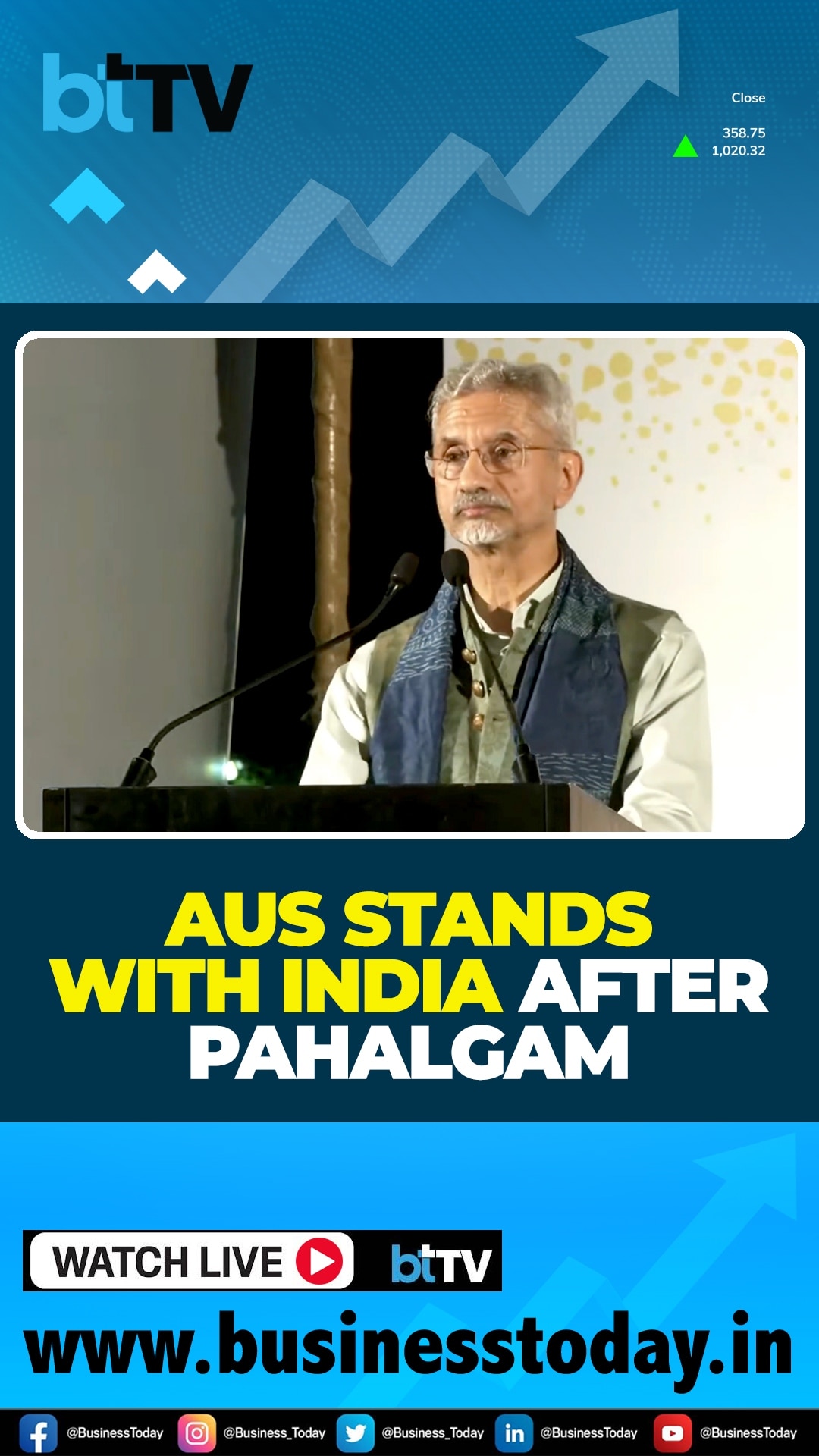 S Jaishankar Praises AUS Solidarity After Pahalgam Attack, Highlighting Strong India-Australia Ties