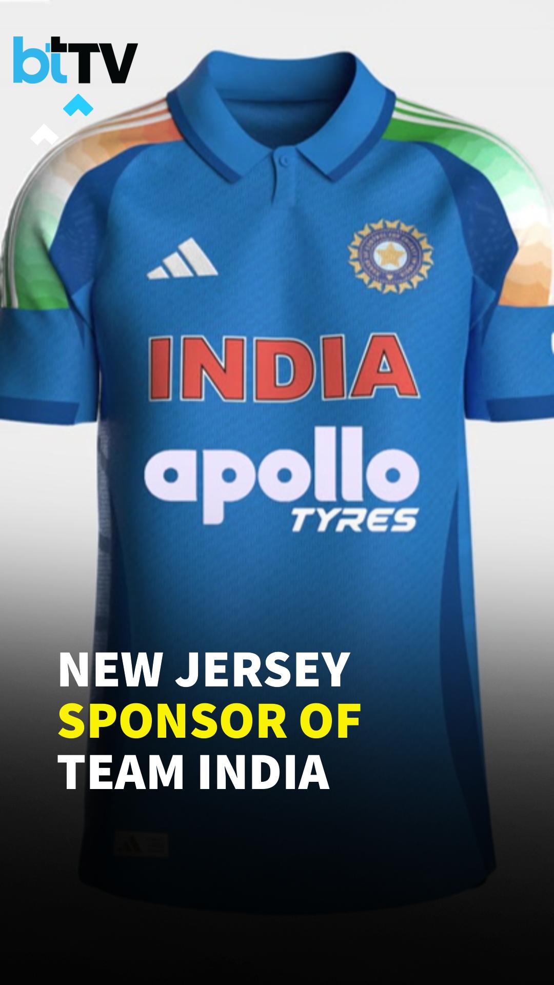 Apollo Tyres Is The Indian Cricket Team’s New Jersey Sponsor. They Have Bagged A Deal Worth ₹4.5 Cr
