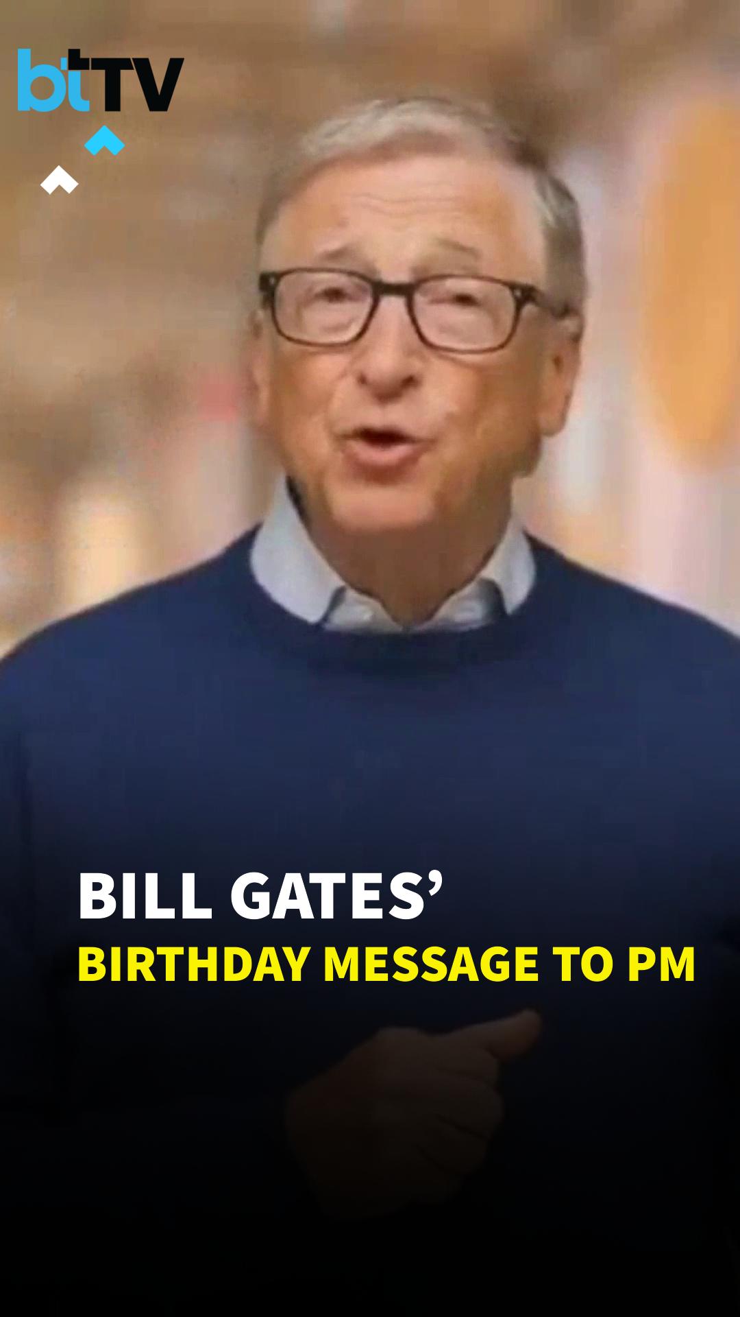 Microsoft Founder Bill Gates’ Birthday Message To PM Modi Highlights India’s Growth & Global Role