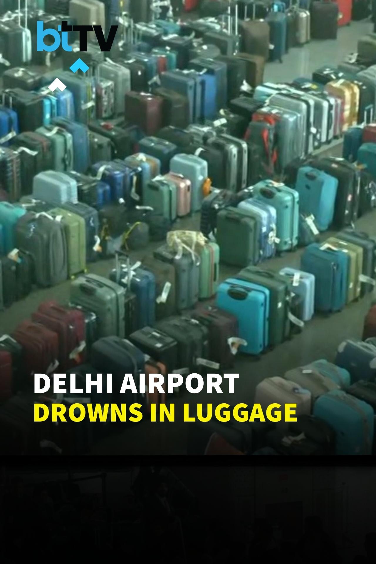 Delhi Airport Buried In Mountains Of Bags As IndiGo Chaos Explodes; Exclusive Visual Reveal Meltdown