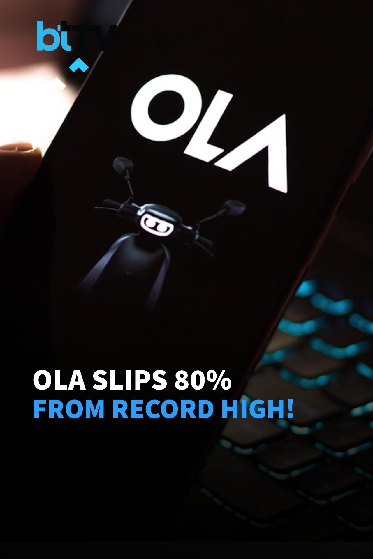 Ola Electric Shares Fall For 7th Straight Day, M-Cap Below Rs 15,000 Cr