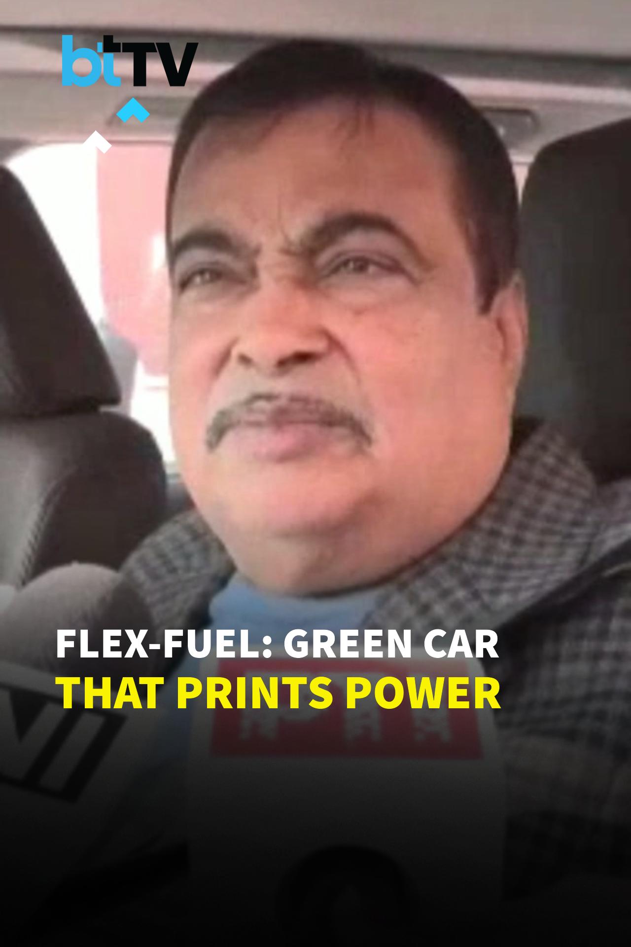 “₹65 Litre And Cleaner”: Gadkari Demonstrates Bio-Ethanol Car That Generates 60% Electricity