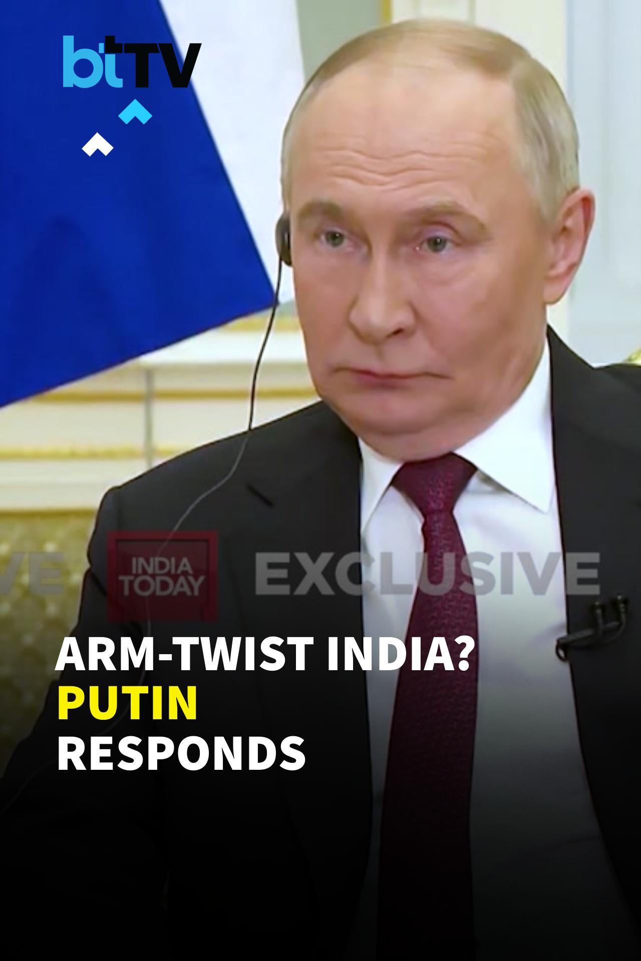 Russian Prez Exclusive: Putin Reacts To US ‘Arm-Twisting’ Claims; What He Says About India Stuns All