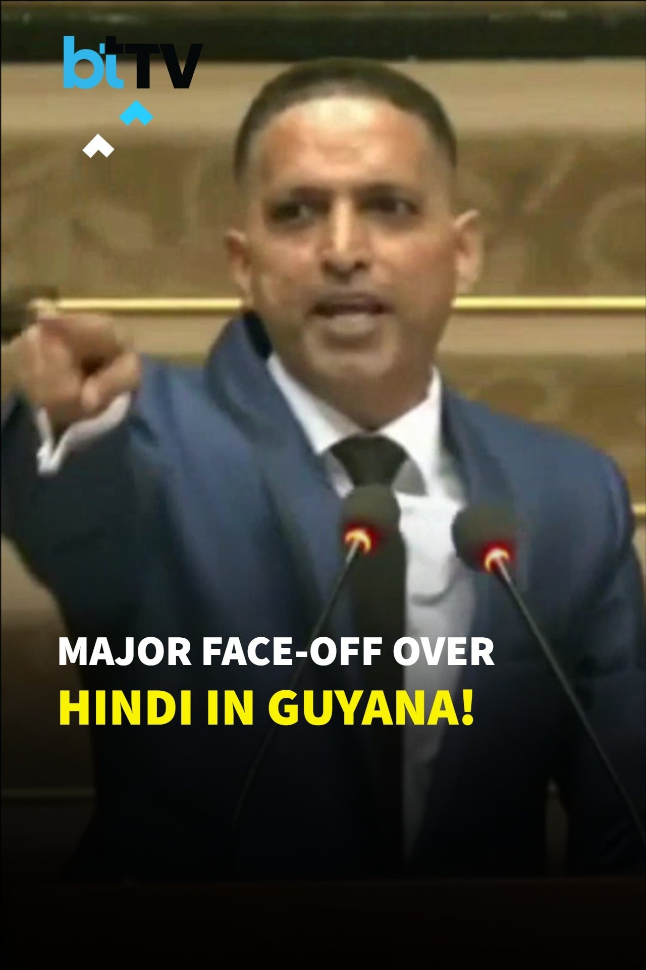 Watch: Guyana MP Throws Open Hindi Debate Challenge In Parliament