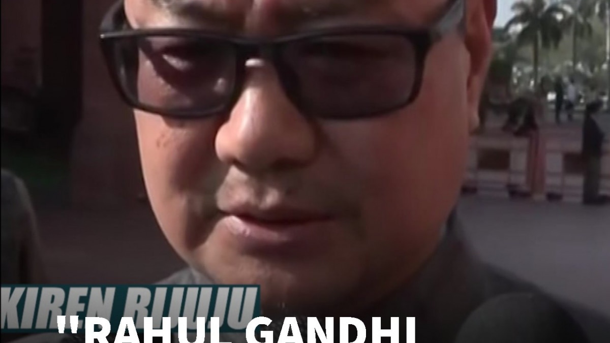 Kiren Rijiju Hits Back At Rahul Gandhi Over Media Remarks