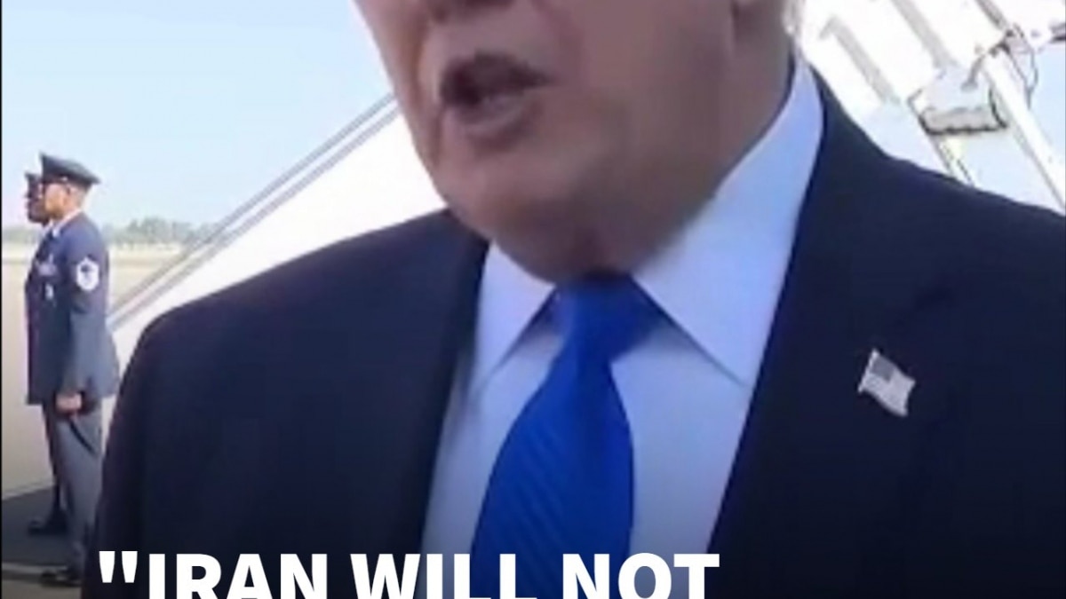 Trump: Iran Commits To Not Developing Nuclear Weapon, Says Yes To 15-Point Agreement