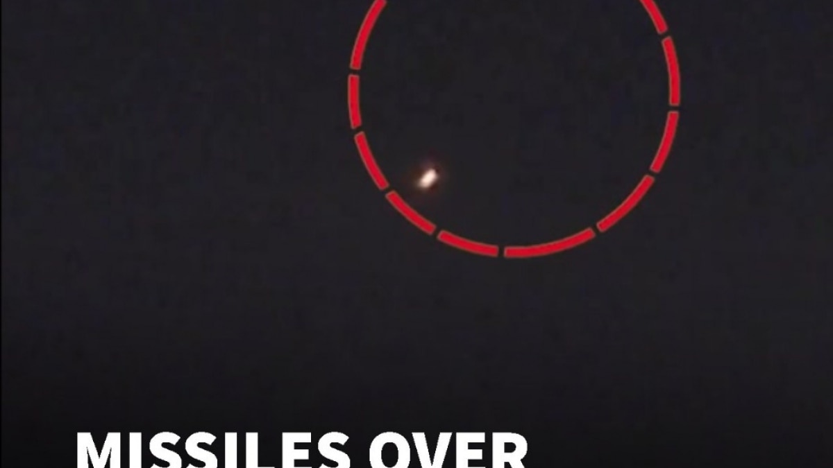Missiles Light Up Skies Over Tel Aviv Amid U.S.-Iran-Israel Escalating Conflict