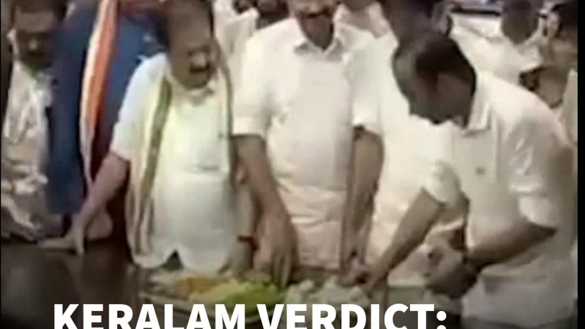 Keralam Voting 2026: UDF Hits Majority Mark! Watch Emotional Scenes From Indira Bhavan!
