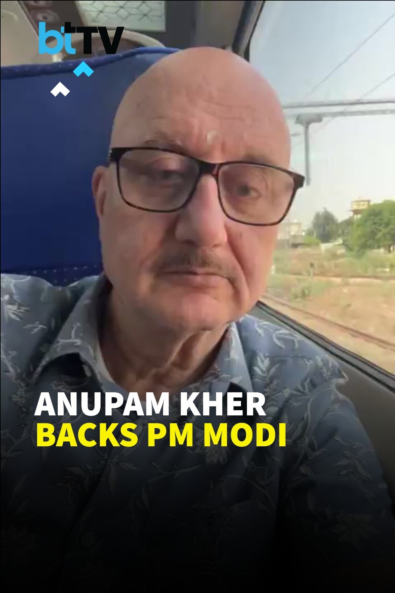 Anupam Kher Travels By Vande Bharat From Jaipur To Delhi, Backs PM Modi’s Fuel Saving Appeal