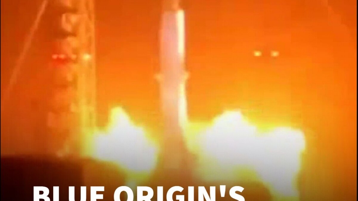 On Cam: Jeff Bezos' New Glenn Rocket Explodes In Massive Fireball At Cape Canaveral