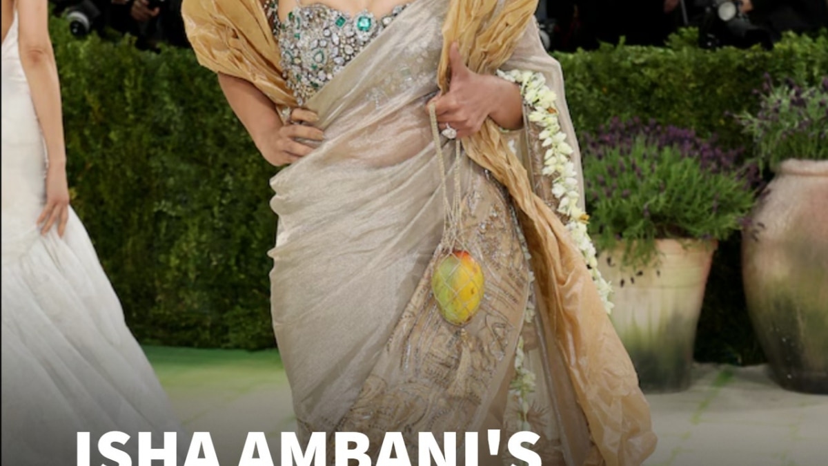 From Gold Threads To Diamonds: Isha Ambani’s Met Gala Look Decoded