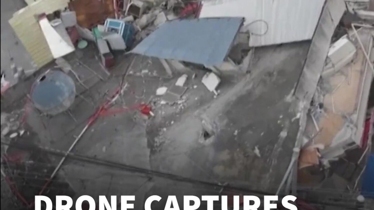 Philippines 7.8 Earthquake: Drone Footage Reveals Massive De