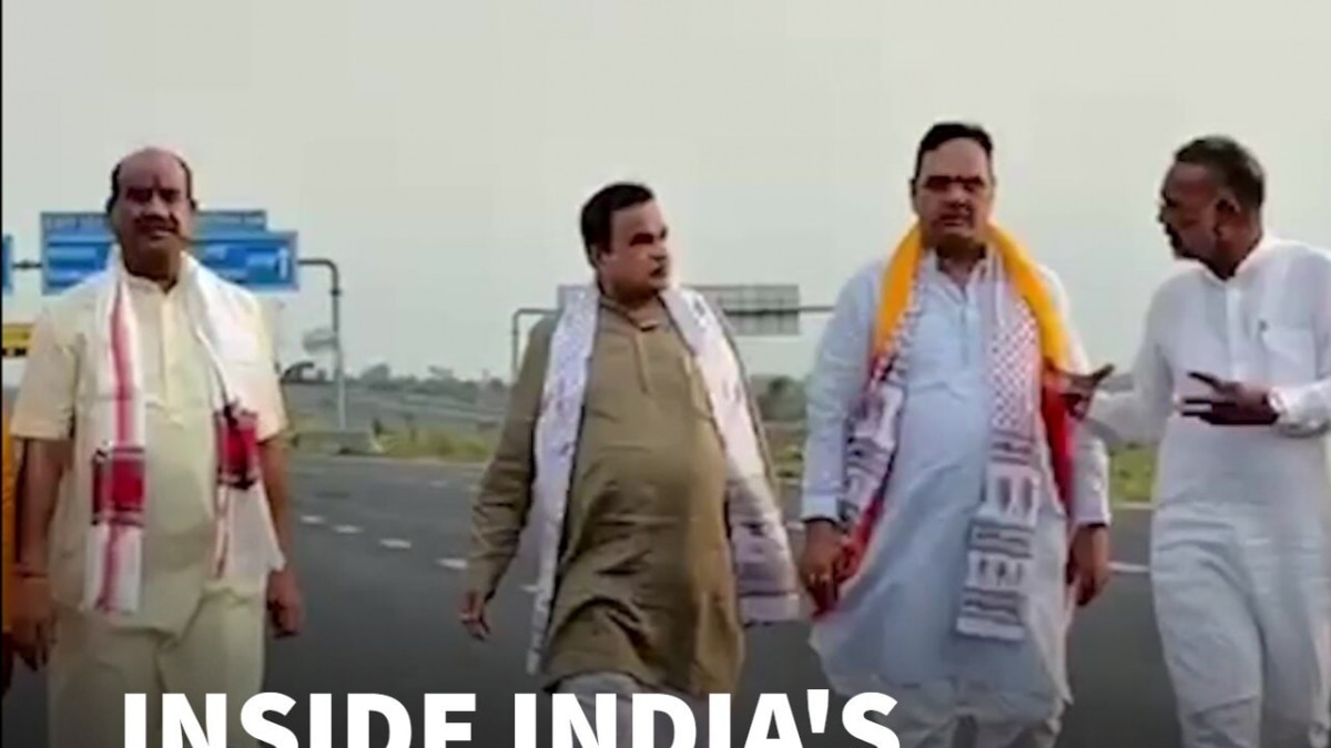 Nitin Gadkari Inspects Delhi-Mumbai Expressway | Visits India’s Unique 8-Lane Twin Tunnel