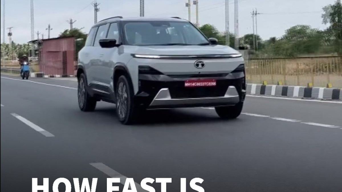 Tata Sierra EV 0-100 & 100-0 Test | How Fast Doest It Accelerate & Brake?