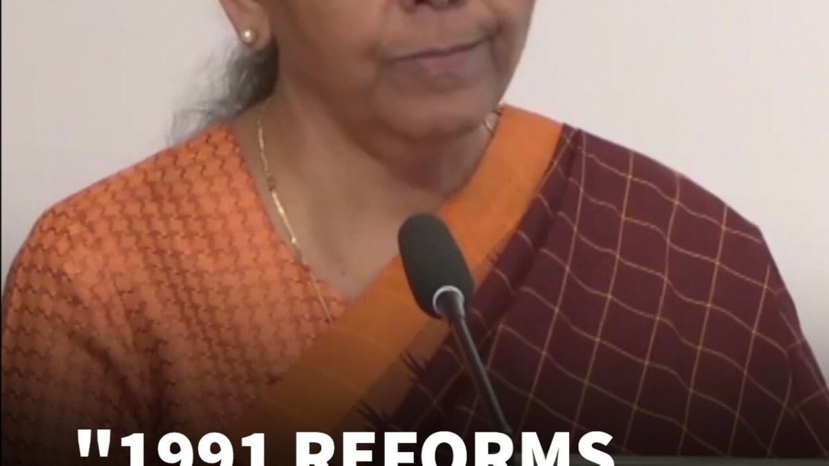 1991 Reforms Were Born Out Of Crisis, Not Choice; India Shifted After 2000: FM Nirmala Sitharaman