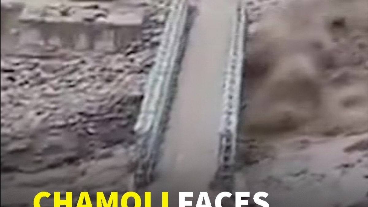 Uttarakhand Flash Flood Sweeps Away Valley Bridge, Dozer And Vehicle In Chamoli’s Niti Valley
