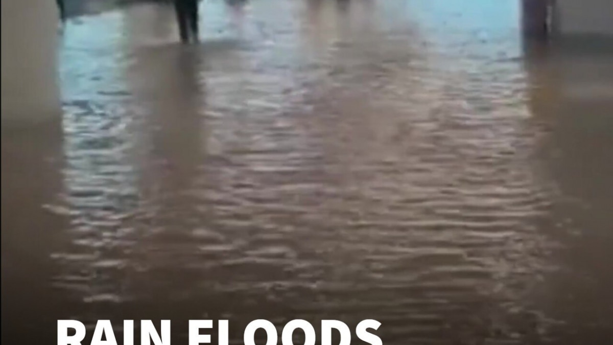 Rainwater Floods Noida Airport Parking Area, Video Goes Viral