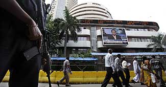 Sensex dips further by 182 pts on home-loan racket