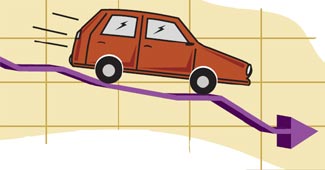 April car sales rise at slowest pace in two years