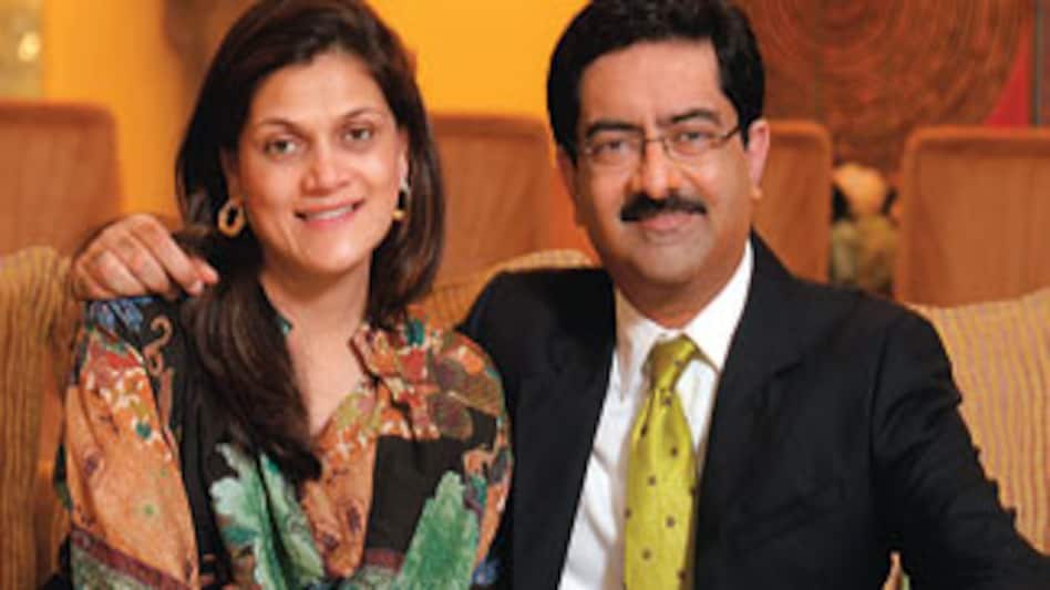 Kumar Mangalam Birla with wife Neerja Kumar Mangalam Birla with wife Neerja