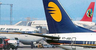 Kingfisher Airlines, Jet Airways, GMR stocks dumped as firms hit turbulence