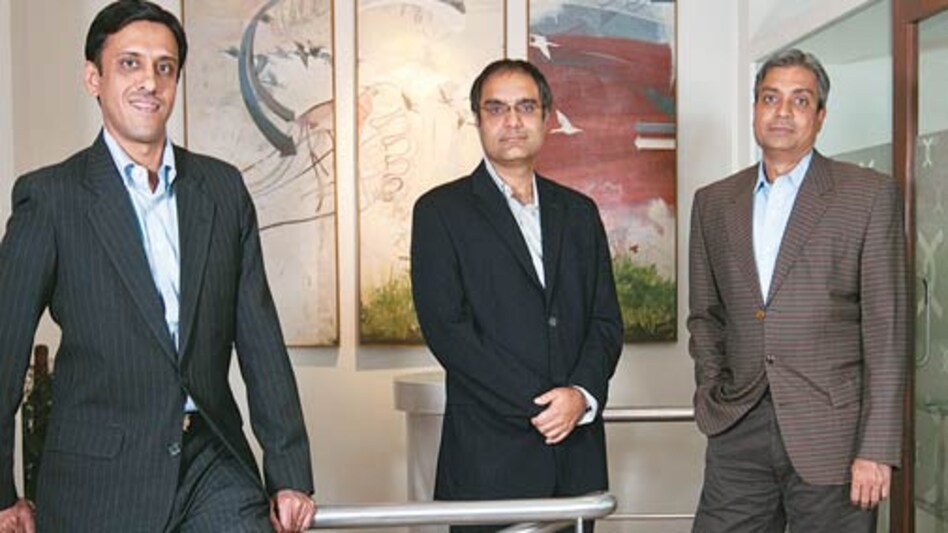 (From left) Entrepreneurial leader Anup Gupta with co-founders Suvir Sujan and Sandeep Singhal (From left) Entrepreneurial leader Anup Gupta with co-founders Suvir Sujan and Sandeep Singhal