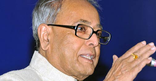Finance Minister Pranab Mukherjee