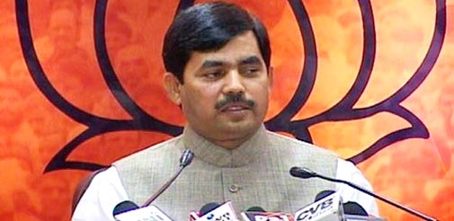 BJP spokesman Shahnawaz Hussain