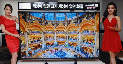 LG launches 84-inch 3D smart TV