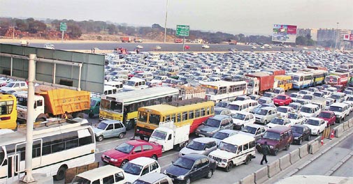 Rush-hour test for congested Gurgaon Expressway today