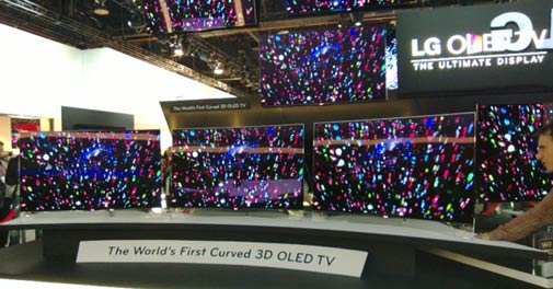 LG's booth @ CES 2013 is the most impressive