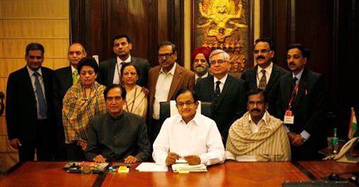 Finance Minister P. Chidambaram