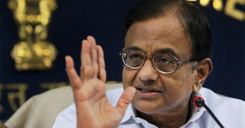 Finance Minister P Chidambaram