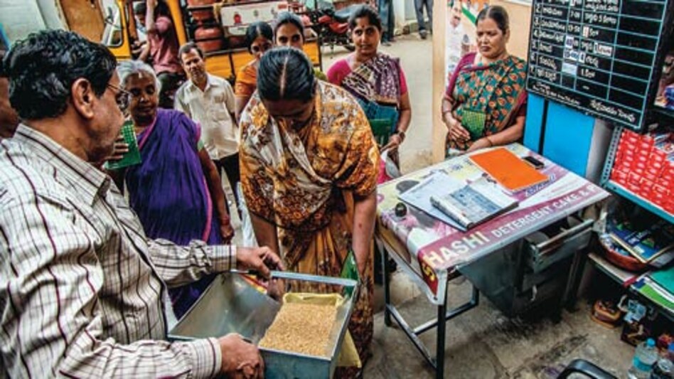 Subsidised grain being sold at a shop in Andhra Pradesh's Ranga Reddy district Subsidised grain being sold at a shop in Andhra Pradesh's Ranga Reddy district <em>Photo: A . Prabhakar Rao</em> Subsidised grain being sold at a shop in Andhra Pradesh's Ranga Reddy district Subsidised grain being sold at a shop in Andhra Pradesh's Ranga Reddy district <em>Photo: A . Prabhakar Rao</em>
