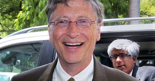 Microsoft founder Bill Gates meets Montek Singh Ahluwalia