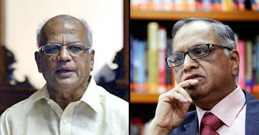 Karnataka IT Minister meets Narayana Murthy