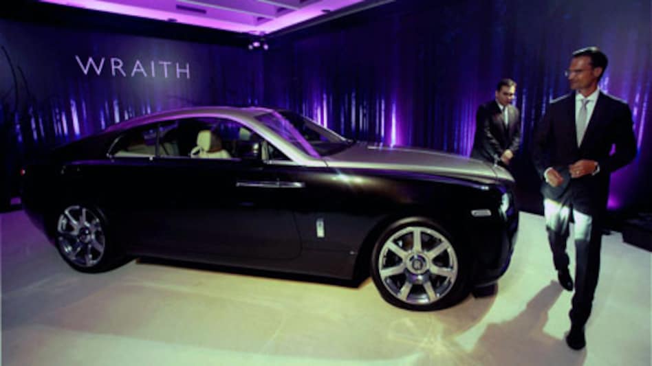 Rolls-Royce General Manager for Emerging Markets-Asia Herfried Hasenoehrl at the launch of Wraith in New Delhi on Monday. PHOTO: PTI Rolls-Royce General Manager for Emerging Markets-Asia Herfried Hasenoehrl at the launch of Wraith in New Delhi on Monday. PHOTO: PTI
