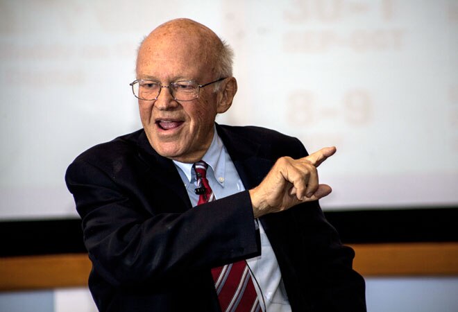 Ken Blanchard shares leadership mantras with ISB students