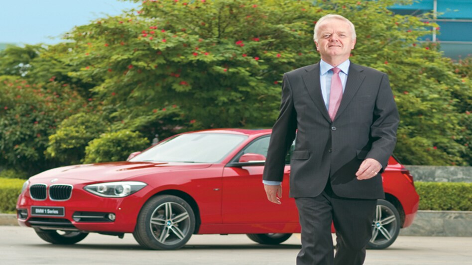 More and more young and successful people have the money to own these cars: Philipp Von Sahr, President, BMW Group India, in front of his company's compact luxury offering, the 1-series More and more young and successful people have the money to own these cars: Philipp Von Sahr, President, BMW Group India, in front of his company's compact luxury offering, the 1-series