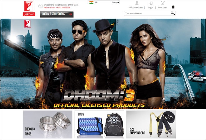 Yash Raj Films launches e-commerce site, to sell merchandise