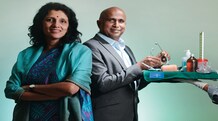 Entrepreneurs eye profitable ventures in home-based medical care Caring for profit: Bangalore-based Portea Medical Pvt Ltd co-founders, CEO Meena Ganesh and her husband Chairman Ganesh Krishnan. PHOTO: Nilotpal Baruah