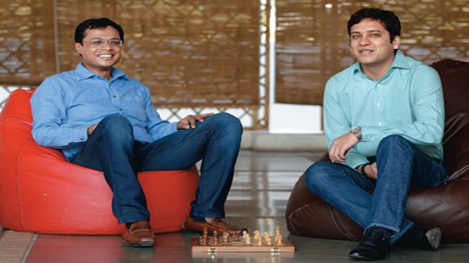 Flipkart CEO Sachin Bansal (left) with COO Binny Bansal. (PHOTO: Nilotpal Baruah/www.indiatodayimages.com) Flipkart CEO Sachin Bansal (left) with COO Binny Bansal. (PHOTO: Nilotpal Baruah/www.indiatodayimages.com)