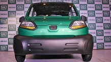 Bajaj Auto to launch four-wheel RE60, but it is not a car The RE60 on display during the Auto Expo 2014 in New Delhi. FILE PHOTO: Reuters