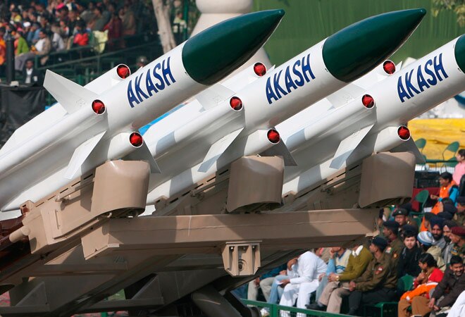 Surface-to-air missile Akash testfired