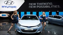 Hyundai Elite i20 grabs attention for its classy design It reflects maturing of Hyundai's design philosophy, says its designer. (Photo: Reuters)