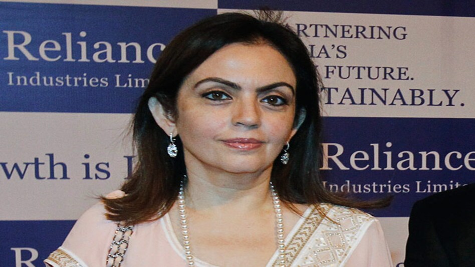 Nita Ambani, wife of Reliance Industries Chairman Mukesh Ambani, joined the company's board as a director on May 16, 2014. PHOTO: Reuters Nita Ambani, wife of Reliance Industries Chairman Mukesh Ambani, joined the company's board as a director on May 16, 2014. PHOTO: Reuters