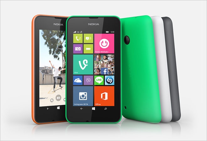 Nokia Lumia 530 smartphone (Photo: www.nokia.com) Nokia Lumia 530 smartphone (Photo: www.nokia.com)
